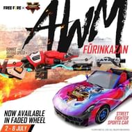 The Street fighter sportscar Street Fighter V takes over Free Fire